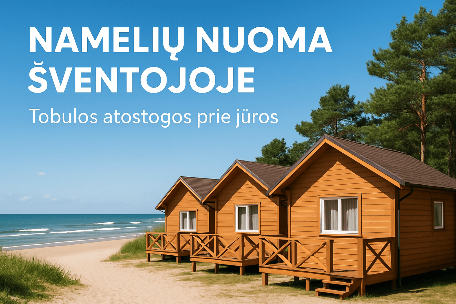 Namelių nuoma Šventojoje - jaukūs nameliai prie Baltijos jūros atostogoms