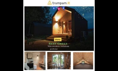 Rest Green – Atostogų namelių nuoma poilsiui gamtoje, Utenoje