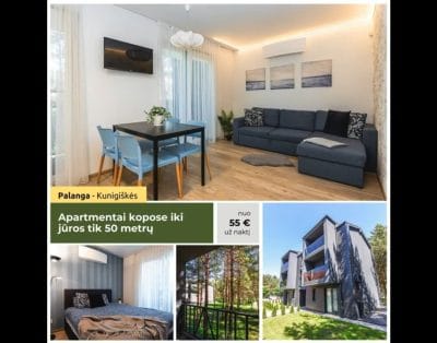 Žalia Kopa Apartamentai kopose su dviem balkonais, Kunigiškėse