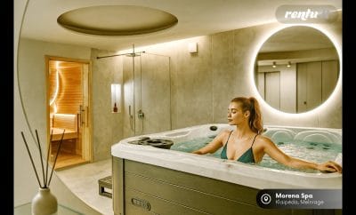 SPA Morena Klaipėda  – Stilingi apartamentai su jacuzzi Melnragėje prie jūros