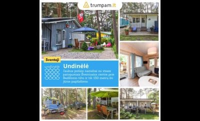 Undinėlė – Atostogų namelių nuoma poilsiui Šventojoje prie jūros #
