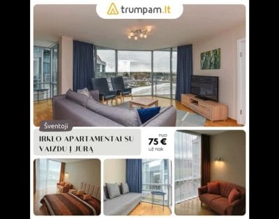 Irklo apartamentai – Buto nuoma Šventojoje su vaizdu į jūrą