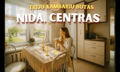 Trijų kambarių buto nuoma Nidoje, prie marių