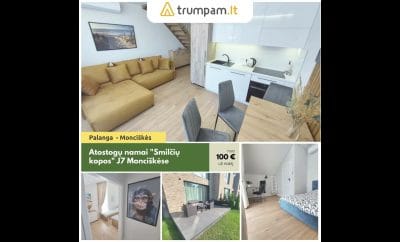 Atostogų namai „Smilčių kopos” – Kotedžo nuoma poilsiui J7 Monciškėse ( Palanga )