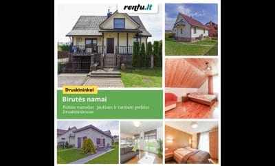 Birutės namai – poilsio namelių nuoma Druskininkuose #druskininkai