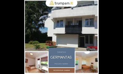 Trumpalaikė kambarių nuoma Šventojoje poilsio namuose „Germantas”.