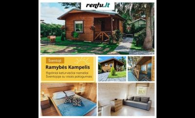 Ramybės Kampelis – Jaukus keturviečiai nameliai netoli jūros Šventojoje  #palanga #sventoji