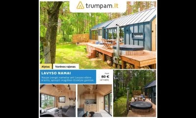 Lavyso namai – Romantiškas poilsio namelis prie Lavyso ežero, Varėnos rajone.