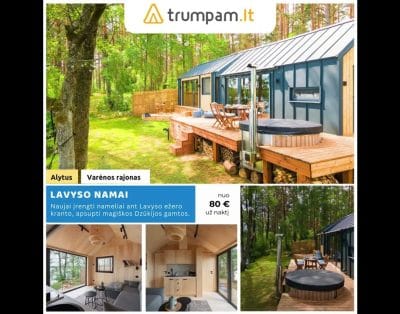 Lavyso namai – Romantiškas poilsio namelis prie Lavyso ežero, Varėnos rajone.