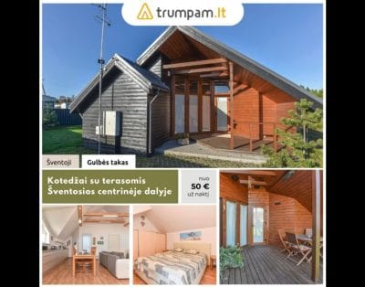 Gulbės Takas – Atostogų kotedžų ir vilų nuoma Šventojoje
