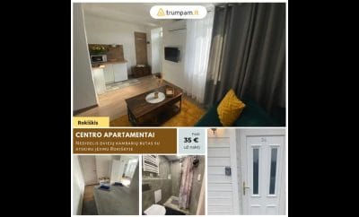 Centrum apartamentas  – Trumpalaikė buto nuoma Rokiškyje