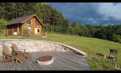 Ramus Poilsis Gamtoje Namelių Nuoma Medinis namelis – Lobis 2