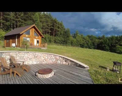 Ramus Poilsis Gamtoje Namelių Nuoma Medinis namelis – Lobis 2