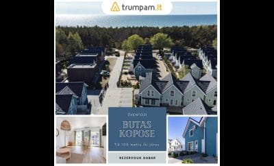 Butas Kopose –  Atostogų apartamentai poilsiui Šventojoje prie pat jūros, tik 100 m iki paplūdimio.