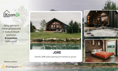 Poilsio nameliai su pirtimi ir kubilu jaukiam poilsiui šalia Klaipėdos.