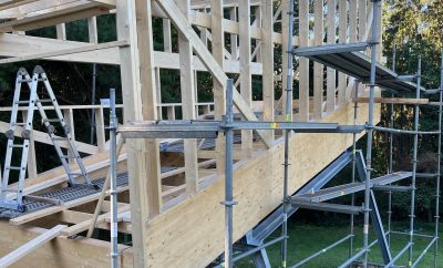 Kol kas tik konstrukcija, bet netrukus – poilsio vieta su vaizdu, kokio dar nema…