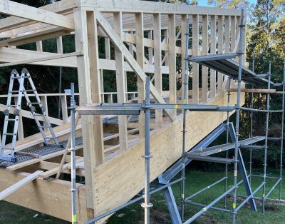 Kol kas tik konstrukcija, bet netrukus – poilsio vieta su vaizdu, kokio dar nema…