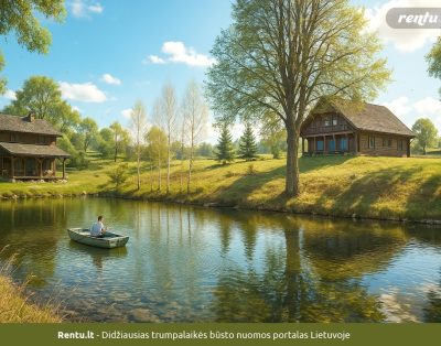 Liepų pirtis – Namelio nuoma sodyboje su pirtimi prie tvenkinio Molėtuose