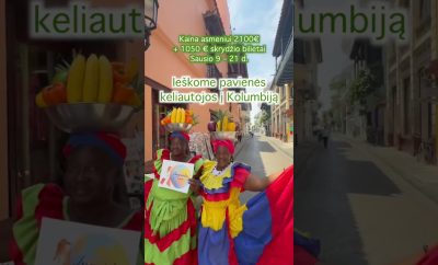 🌴 UNIKALI KOLUMBIJA + POILSIS PRIE KARIBŲ JŪROS (13d/11n) 🇨🇴