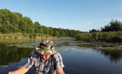 Rugpiūtis prie ežero