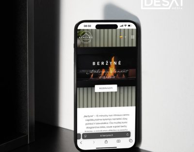 Dar vienas jaukus ir širdžiai mielas projektas www.berzyne.lt – poilsio oazė.
I…