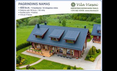 Vila Viesai | Sodybos nuoma Trakų r. | 🏠 Pagrindinis namas
