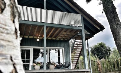 Mėlynas namelis #atostogos #prieezero #nameliunuoma #kubilas #lithuania #poilsis…