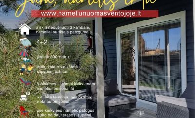 Toks namelis atvykstant iki birželio vidurio 4 asmenims TIK 49 eur para
www.nam…