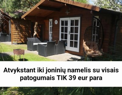Poilsiavietė Inkaro kiemelis  Namelyje telpa 2-3 asmenys
www.nameliunuomasvento…