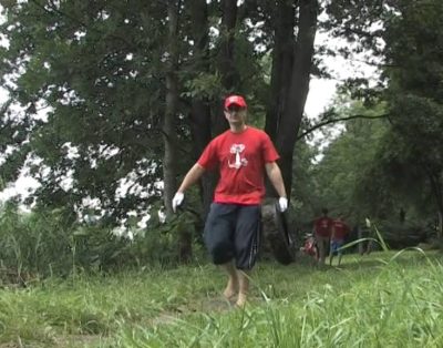 Daugų ežero valymo akcija