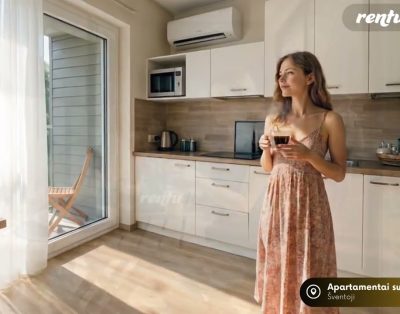 Rami nakvynė Šventojoje prie upės ir jūros