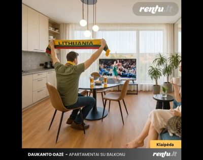 Daukanto Oazė – Modernūs Apartamentai Palangoje Prie Jūros | Poilsis Dviems ir Nakvynė Savaitgaliui