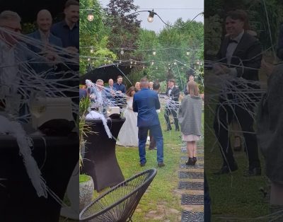 Linksmas vestuvių šokis lauke | Sodyba vestuvėms gamtos apsuptyje 🌿🎉 #sodybavestuvems #naturvila