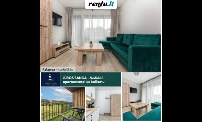 Jūros Banga – Nedideli apartamentai Kunigiškėse su balkonu