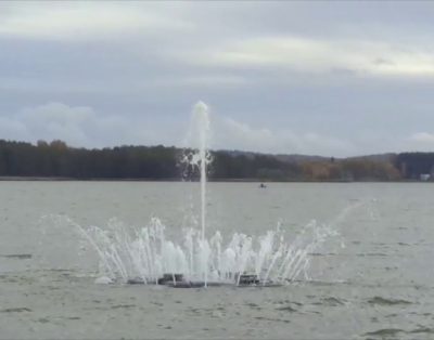 TELŠIŲ Masčio ežero fontanas