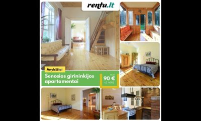 Senosios girininkijos apartamentai gamtos apsuptyje Zarasuose