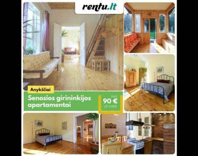 Senosios girininkijos apartamentai gamtos apsuptyje Zarasuose