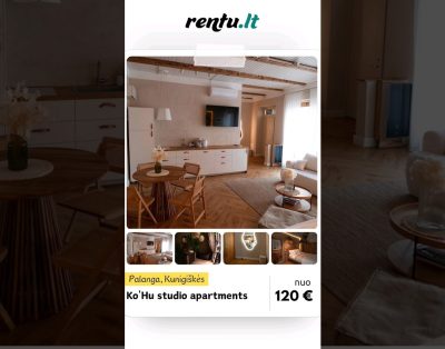 Ko Hu studio apartamentai Šiauliuose #siauliai #poilsis