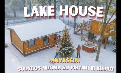 LAKE HOUSE Anykščiai – Poilsis tarp medžių ir ežero