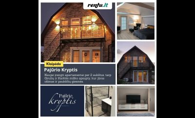 Pajūrio Kryptis – Apartamentų nuoma poilsiui, atostogoms Klaipėdoje