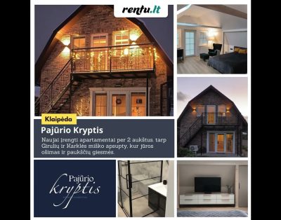 Pajūrio Kryptis – Apartamentų nuoma poilsiui, atostogoms Klaipėdoje