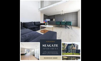 Seagate Apartment Lofto nuoma Kunigiškiai, Palanga