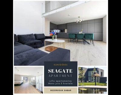 Seagate Apartment Lofto nuoma Kunigiškiai, Palanga