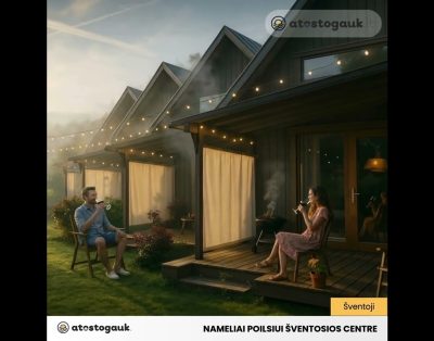 Jaukūs nameliai Šventojoje – poilsis prie jūros!