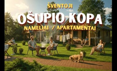 Ošupio kopa – poilsis Šventojoje vos 50 m iki jūros