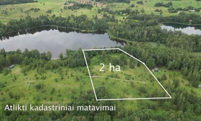 Parduodamas žemės sklypas su ežero pakrante Ignalinos r.