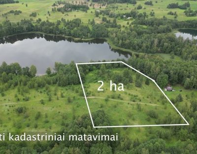 Parduodamas žemės sklypas su ežero pakrante Ignalinos r.