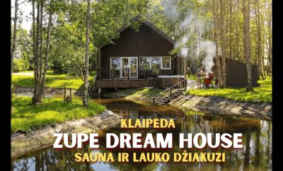 Župė Dream House – Poilsis su sauna ir jacuzzi Klaipėdos rajone netoli jūros
