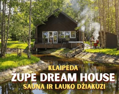 Župė Dream House – Poilsis su sauna ir jacuzzi Klaipėdos rajone netoli jūros