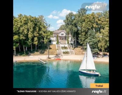 Svajonių poilsis prie ežero su Trakų pilies panorama